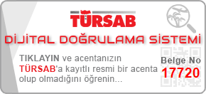 TÜRSAB Dijital Doğrulama Sistemi - Belge No: 17720